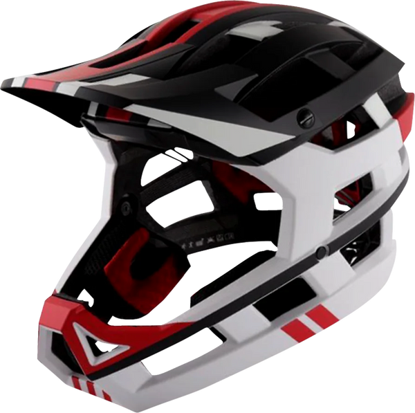 KALI Invader 2.0 Helmet - Limited Edition - Force - White/Red - L-2XL - Part #0221824427