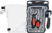 PERFORMANCE TOOL W39000 Stubby Tool Set - 45-Piece Comprehensive Kit