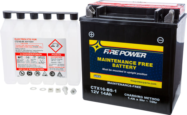 Battery Ctx16 Bs 1 Maintenance Free