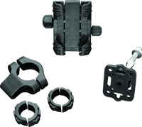 Kuryakyn Tech-Connect Bar Mount 7/8 To 1 -1-1/4in Bars 1-5/8in to 3-5/8in Wide