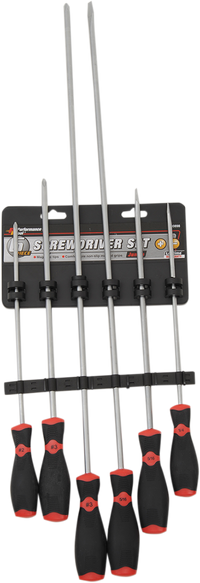PERFORMANCE TOOL W30898 Screwdriver Tool Set - 6 Piece Set with Magnetic Tips