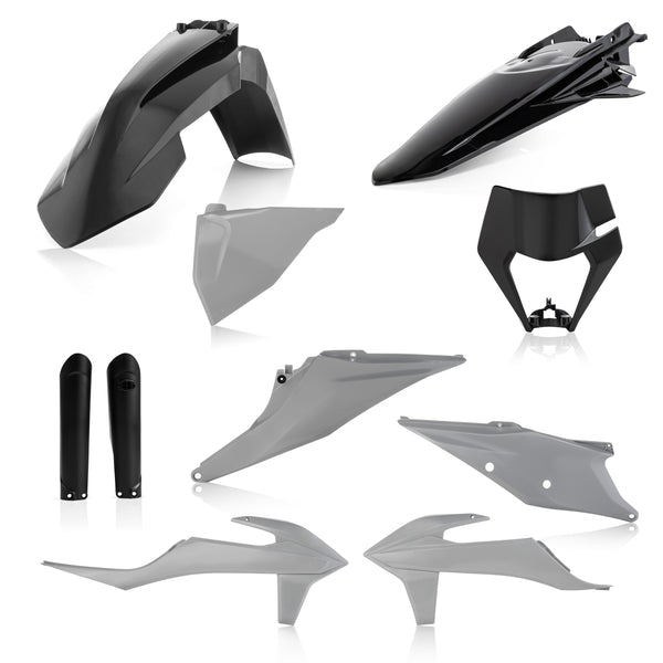 Acerbis Full Plastic Kit KTM Grey/Black - Part Number 2791541001