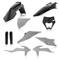 Acerbis Full Plastic Kit KTM Grey/Black - Part Number 2791541001