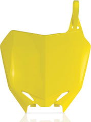 ACERBIS Front Number Plate Yellow - Part Number 2113630231