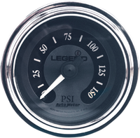 Legend Suspension Fairing Mounted LED Backlit PSI Gauge - Titanium (Part #2212-0493)