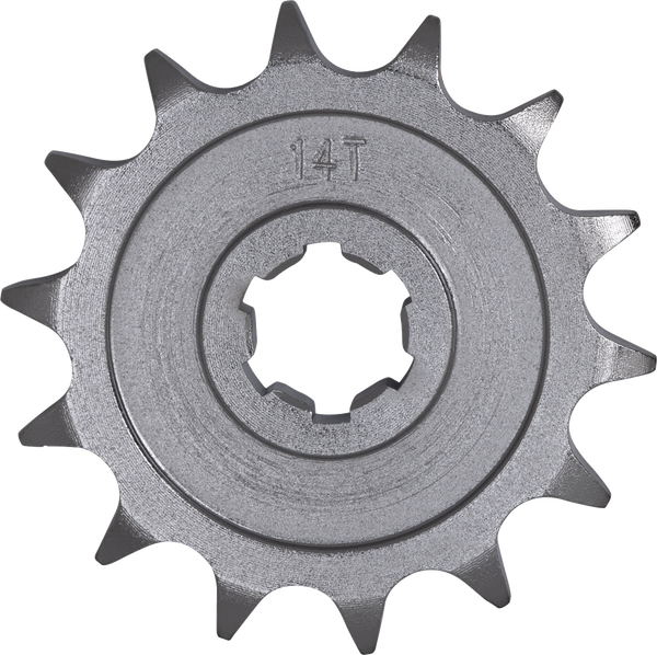 MOOSE RACING 14 Tooth Front Sprocket - Part Number 26-2120-14CRMO for KLX 140