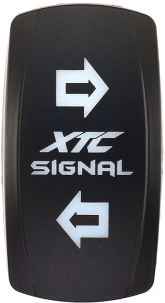 XTC Power Products SW00-00117023 Dash Switch Rocker Face for Turn Signal - Vertical