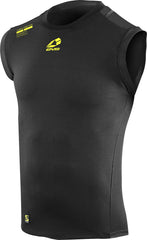 EVS Tug Shirt Black Large - Moisture Wicking Sleeveless Design