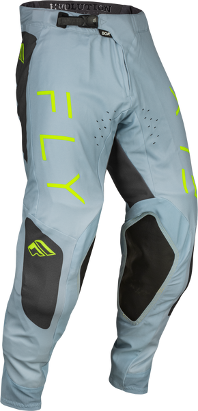 FLY RACING Evolution Dst Pants - Ice Grey/Char/Neon Green - Sz 36