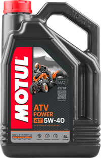 MOTUL 105898 ATV Power 4T 5W40 Synthetic Oil - 4 Liter