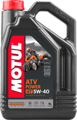 MOTUL 105898 ATV Power 4T 5W40 Synthetic Oil - 4 Liter