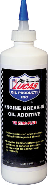 LUCAS Engine Break In Oil Additive 16oz - Part Number 10063