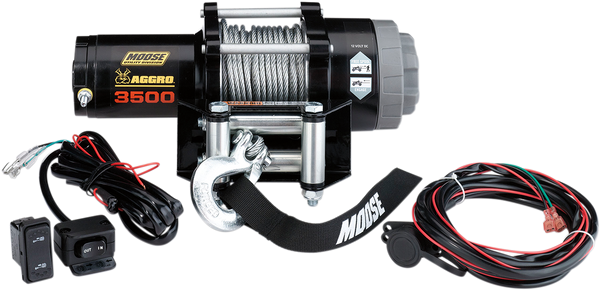 MOOSE UTILITY 3500 LB Winch - Wire Rope 104308