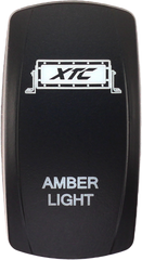 XTC Power Products SW00-00101001 Dash Switch Rocker Face Amber Light Bar