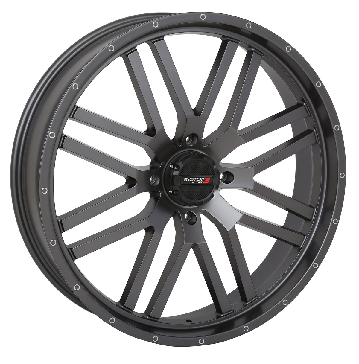 St3 Wheel 24x7 4+2.5 (+10mm) 4/156 Matte Gunmetal Grey