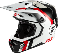 Youth Formula Cp Seal Helmet White/Black/Red Yl