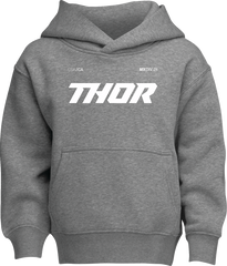 THOR Youth Brave Pullover Hoodie - Heather Gray - Medium - 3052-0711