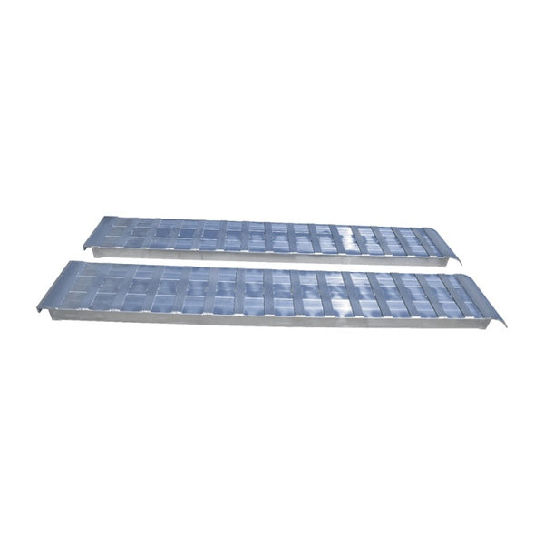 Gen-Y Extreme-Duty 10ft Aluminum Loading Ramps 15in x 120in 7K Capacity Per Ramp - Pair