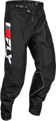 FLY RACING Prix Pants Red/Grey/White Size 38 - High-Performance Off-Road Gear