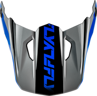 Kinetic Crest Helmet Visor Grey/Black/Blue Xl/2x