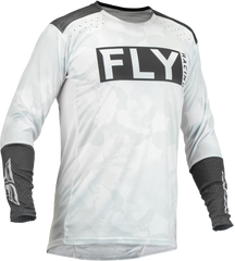 FLY RACING Lite L.E. Stealth Jersey White/Grey 2x - Ultimate Comfort and Style