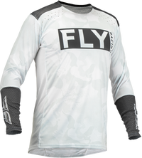 FLY RACING Lite L.E. Stealth Jersey White/Grey - Small
