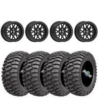 Valor V07 SATIN BLACK beadlock on AMS M1 Evil