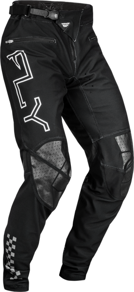 FLY RACING Youth Rayce Bicycle Pants Black Size 18 - Durable and Comfortable for BMX/MTB