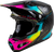 FLY RACING Formula S Carbon Legacy Helmet Black/Electric Blue/Fuschia 73-44452X