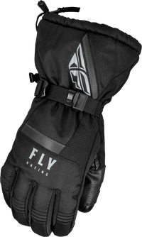 FLY RACING Cascade Gloves Black 3X - Weatherproof & Insulated