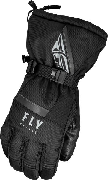 FLY RACING Cascade Gloves Black 3X - Weatherproof & Insulated