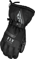 FLY RACING Cascade Gloves Black 3X - Weatherproof & Insulated