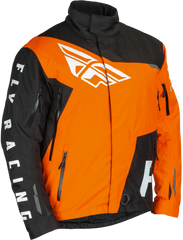 FLY RACING Snx Pro Jacket Black/Orange Small - Weatherproof Performance