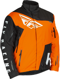 FLY RACING Snx Pro Jacket Black/Orange MD - Weatherproof Performance Gear