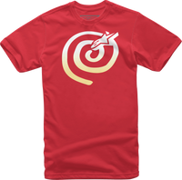 Alpinestars Mantra Fade Tee - Red, Part Number 1232-72222-30-S