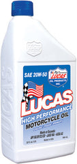 Lucas High Performance Oil 20W-50 Quart - Part Number 10700