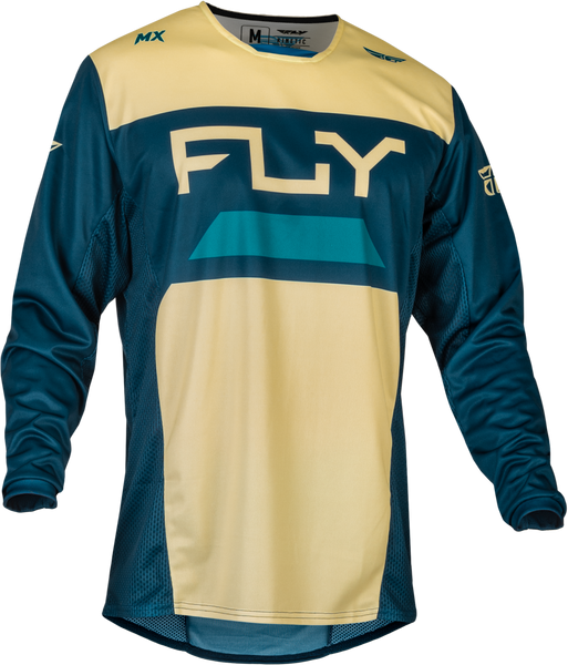 FLY RACING Kinetic Reload Jersey - Ivory/Navy/Cobalt - Part #377-523M