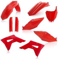 ACERBIS Full Plastic Kit Red - Part Number 2645470227