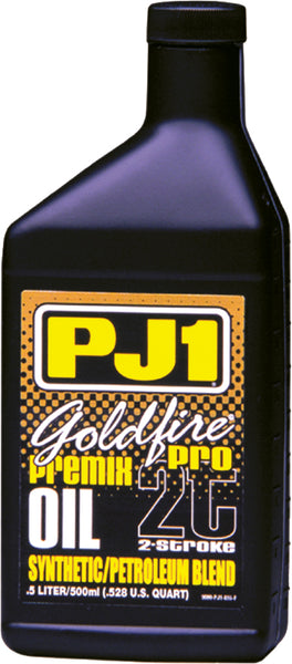 PJ1 Goldfire Pro Premix 2T Oil - 1 Liter (Part No. 8-16-1L)