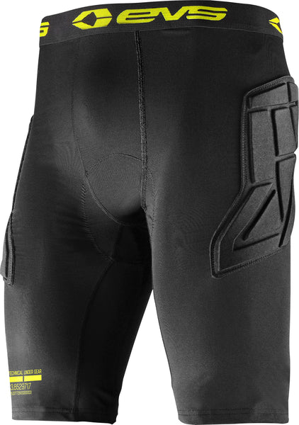 EVS Padded Shorts Black 2X - TUGBOTPAD-BK-XXL with Impact Protection