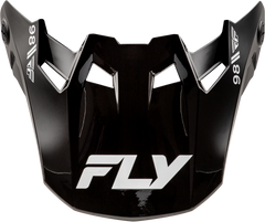 FLY RACING 73-4362 Formula Cc Objective Visor Black/White Medium/Large