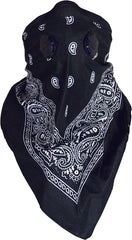 ATV TEK BDMBLK Dust Mask Bandanna in Black - Pro-Series Rider Protection