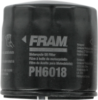FRAM Oil Filter PH6018 - Premium Black Filter for Aprilia, Arctic Cat, Suzuki, Textron