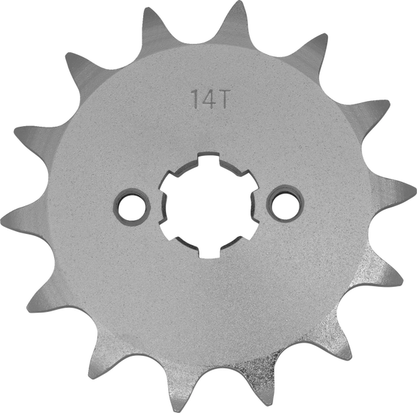 MOOSE RACING 14 Tooth Front Sprocket - Part Number 26-2117-14CRMO for KX 125