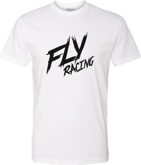 FLY RACING Fly Brawl Tee White Small - Part Number 352-0024S