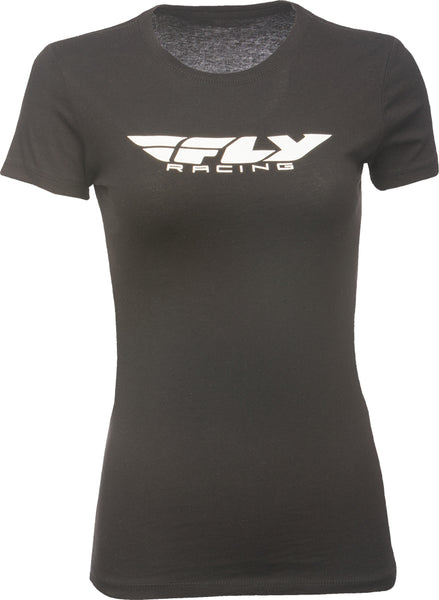 Women's Fly Corporate Tee Black Md