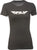 FLY RACING Women's Fly Corporate Tee Black - Part Number 356-0370S