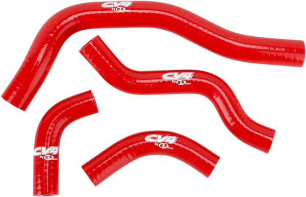 CV4 Performance Radiator Hose Kit - Red - SFSMBC47R for Honda