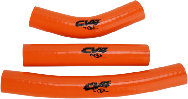 CV4 Performance Radiator Hose Kit - Orange - Part Number SFSMBC177O for Husqvarna/KTM