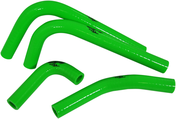 CV4 Performance Radiator Hose Kit - Green - Part SFSMBC267G for Kawasaki